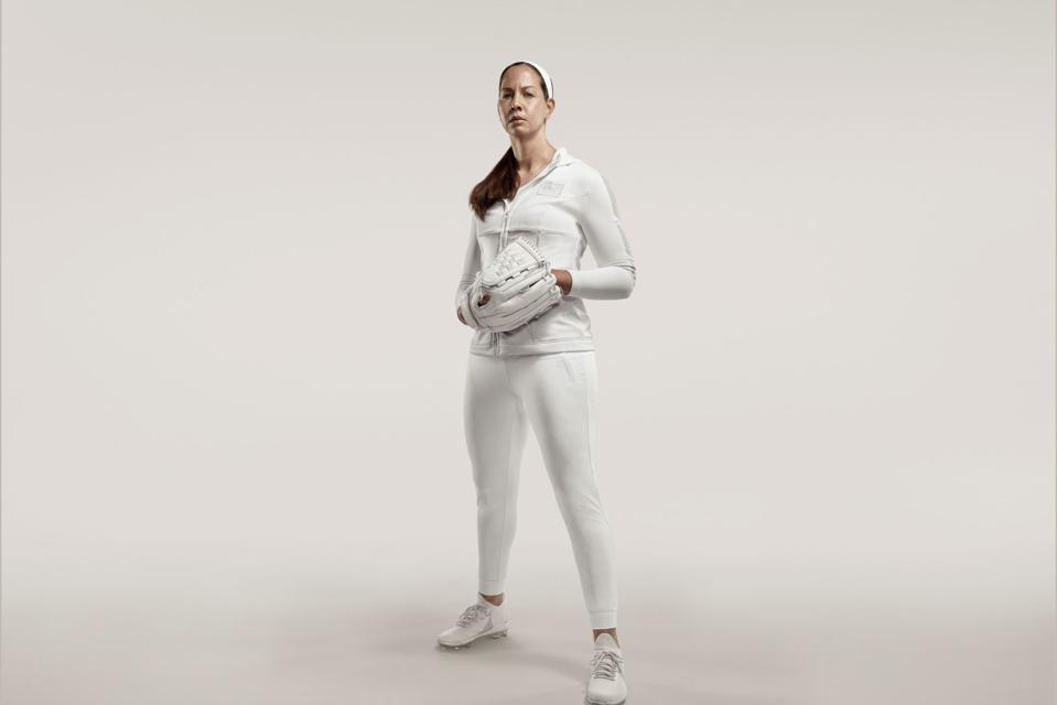 Softball player Cat Osterman is part of Team Milk.