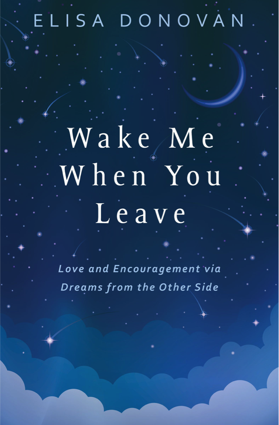 The book cover for Elisa Donovan's book Wake Me When You Leave