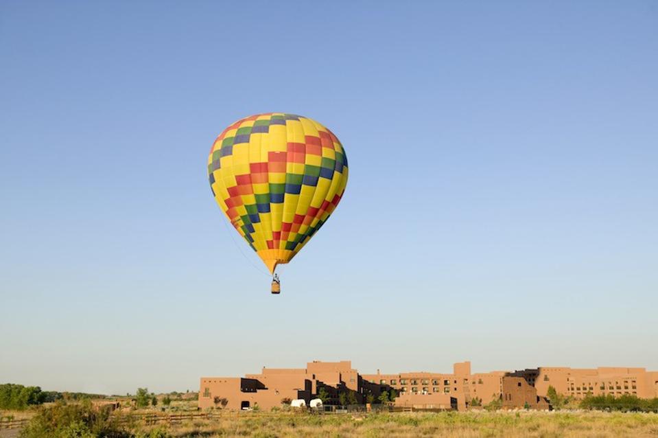 Hyatt Regency Tamaya Resort and Spa is among the hotels participating in Hyatt's Explor-cation program. Their offering involves a hot air balloon ride.
