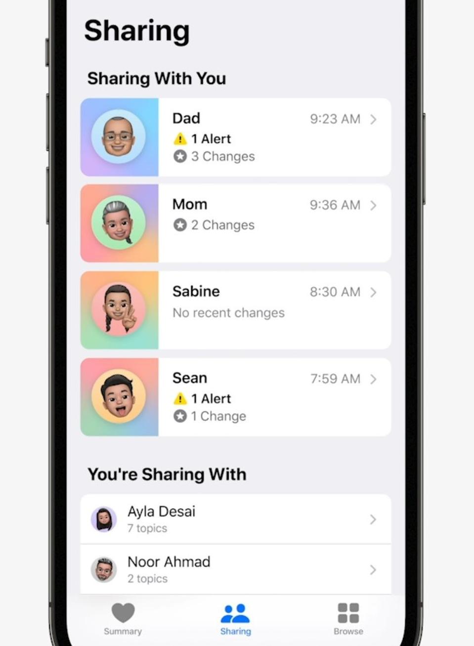 This Is The Next Generation Of Health How Apple envisions sharing health data with family and friends.