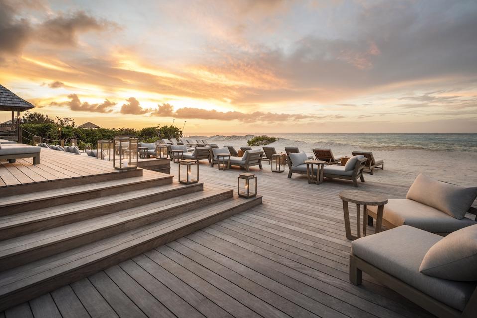 Sundown in Parrot Cay, Turks and Caicos