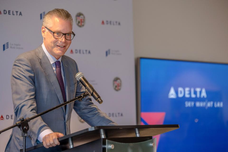 Delta Sky Way at LAX Press Conference