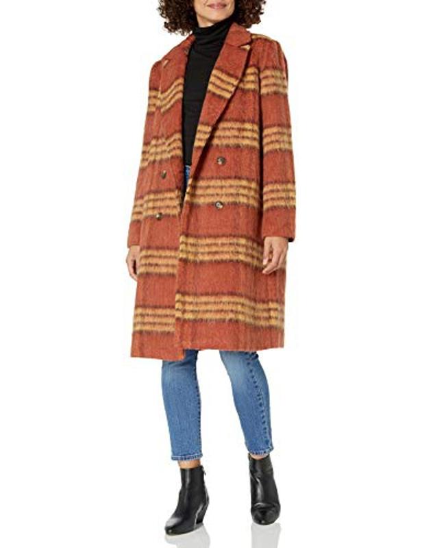 30 Early Prime Day Deals On Women’s Fashion -Cupcakes and Cashmere Women's Vera Brushed Plaid Coat