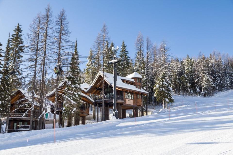 on-mountain ponderosa chalet treehouse resort properties in montana
