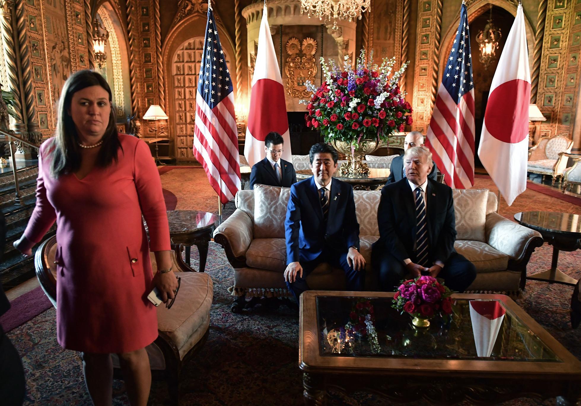 US-JAPAN-DIPLOMACY-TRUMP-ABE
