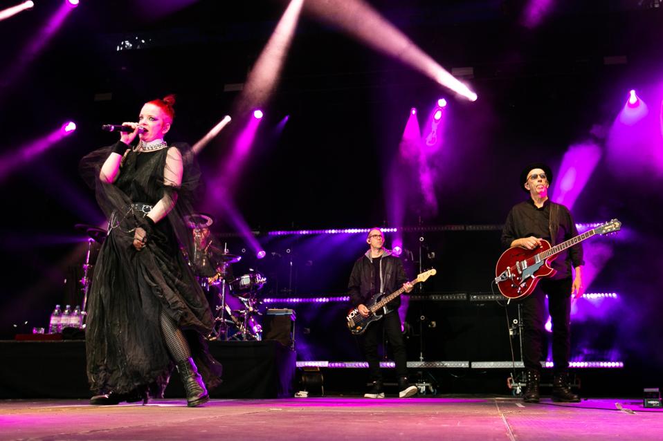 Garbage Perform At Iveagh Gardens, Dublin