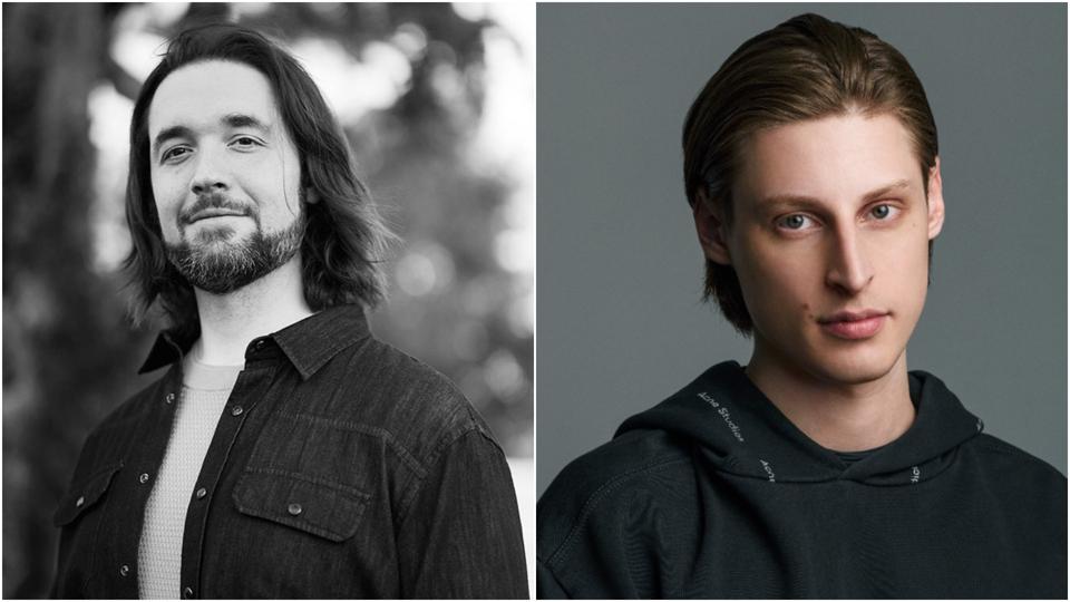 Alexis Ohanian (left) invests in SIMULATE founded by Ben Pasternak (right).