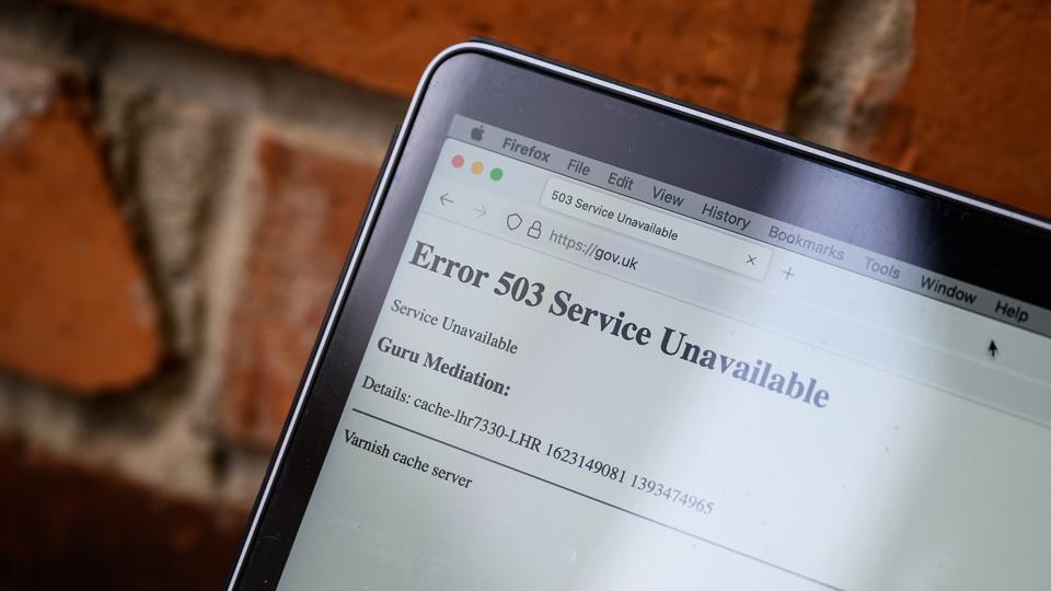 Media And Government Websites Temporarily Offline