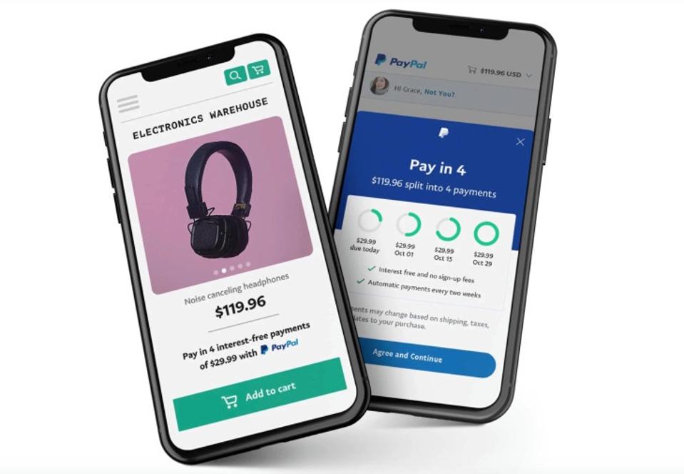iphone with pay in 4 app on it