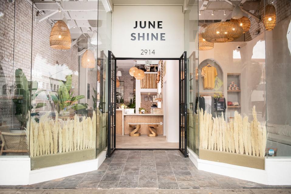 JuneShine's Santa Monica tasating room