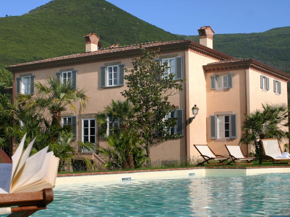 A historical villa near Lucca in Tuscany.