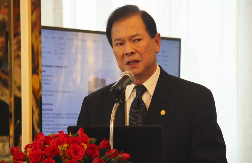 NagaCorp CEO Chen Lip Keong said the company would build casinos in countries around China. 02NOV17 SCMP / Josh Ye