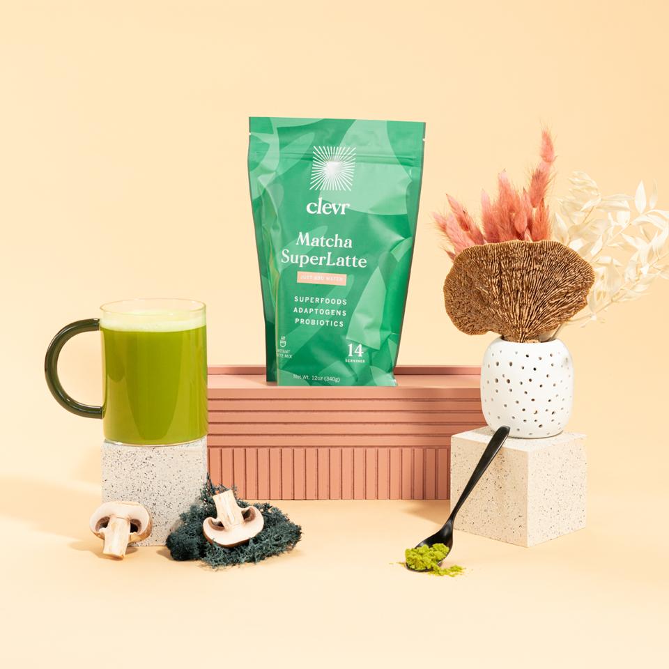 Clevr Matcha Superlatte. 