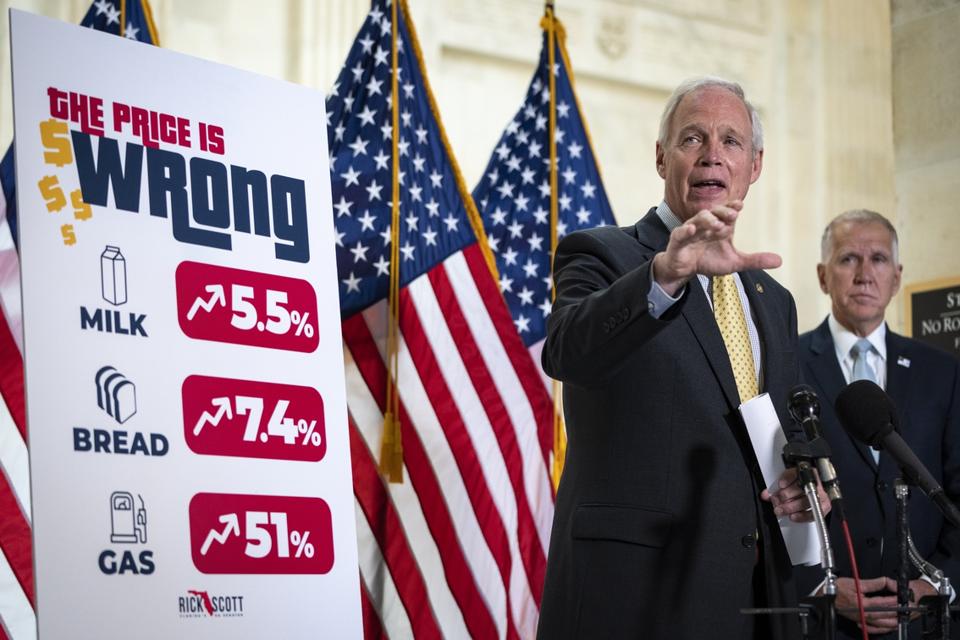 GOP Senators Hold Press Conference On Inflation