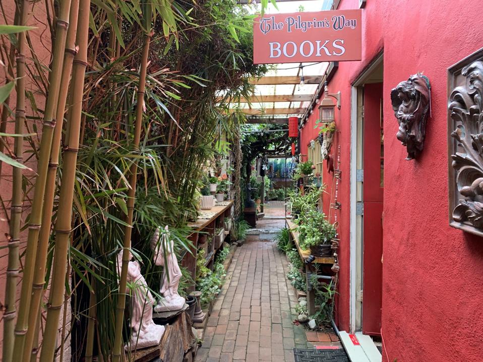 Pilgrim’s Way Books and Secret Garden. Carmel-By-The-Sea, CA