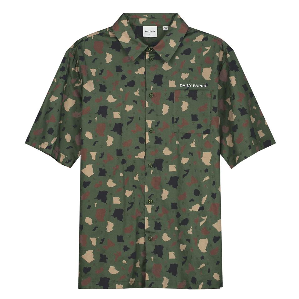 Daily Paper: Green Camo Recomo Shirt