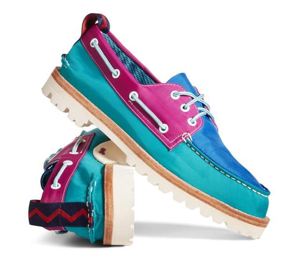 Rowing Blazers: Rowing Blazers x Sperry Lug-Sole A.O. 3-Eye Boat Shoe.