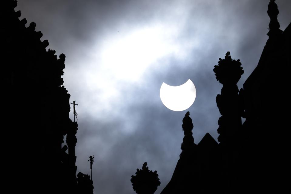 Partial Solar Eclipse Seen In The UK