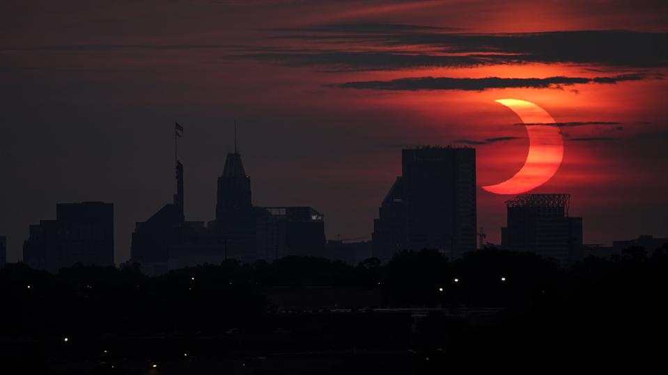US Solar Eclipse Baltimore