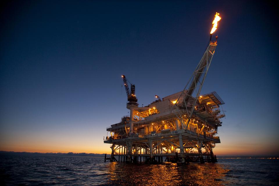 USA - Industry - Oil Rigs Near Long Beach
