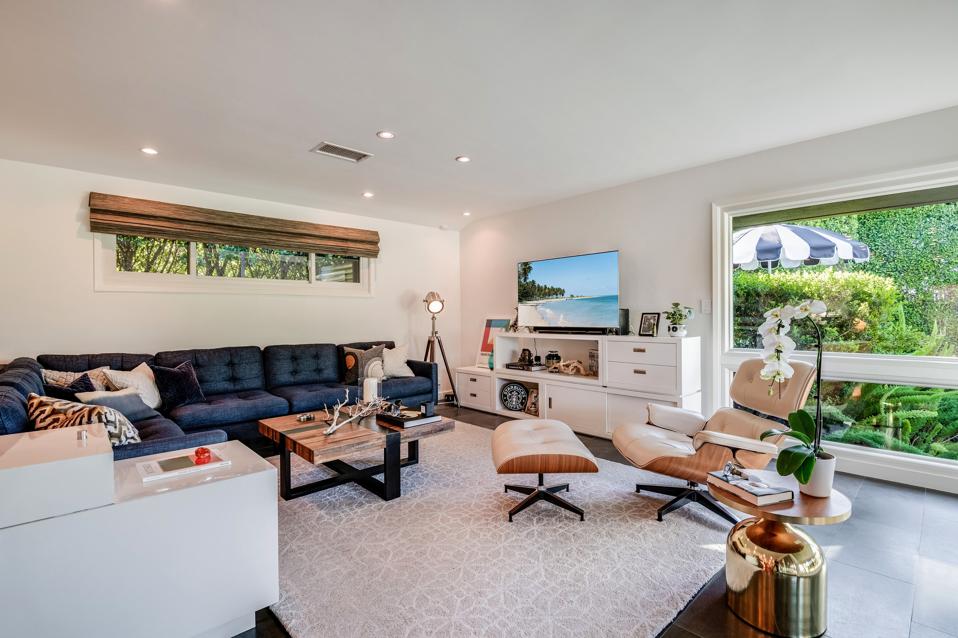 harold b zook studio city house inside the media room