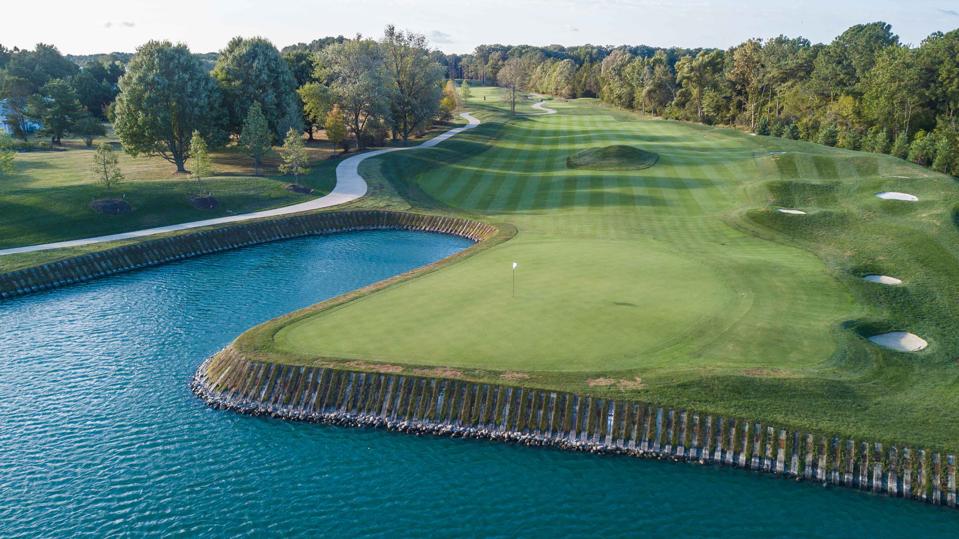 Liens Cours conçu par Pete Dye à l'Inn at Perry Cabin