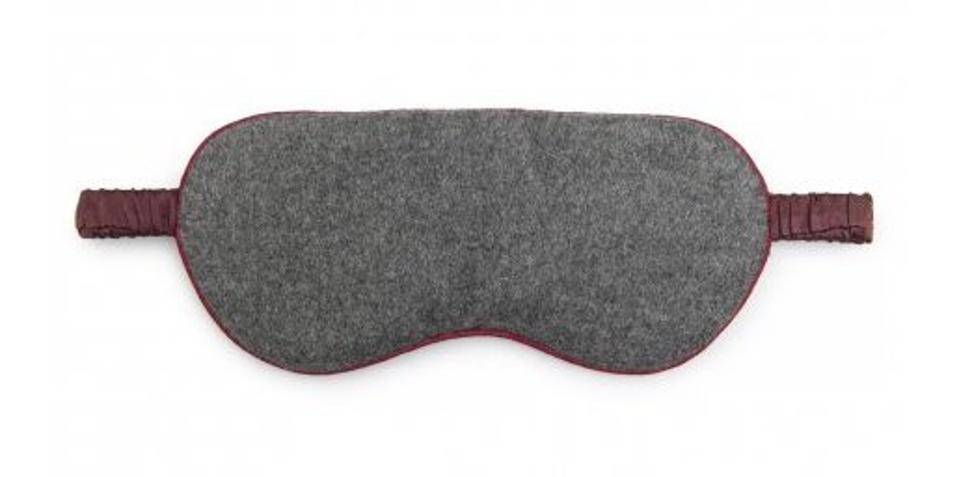 Duke 2 Pure Cashmere Charcoal Eye Mask by Derek Rose