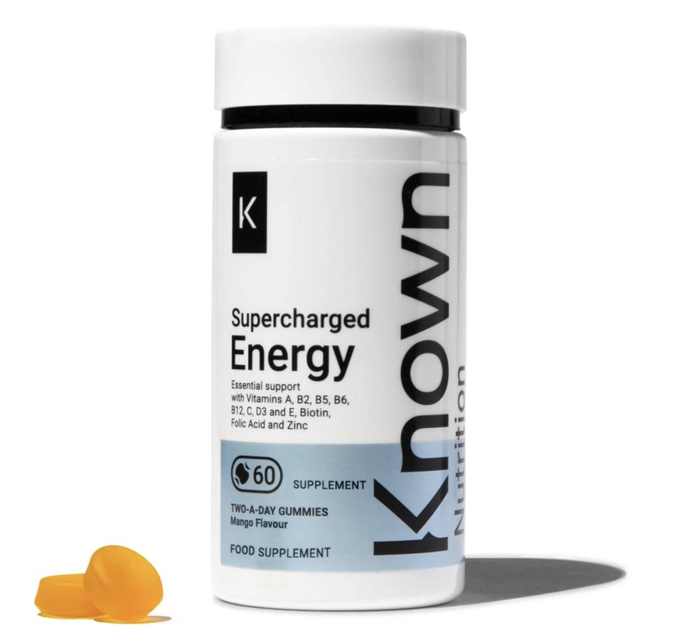 a bottle of vitamin gummies