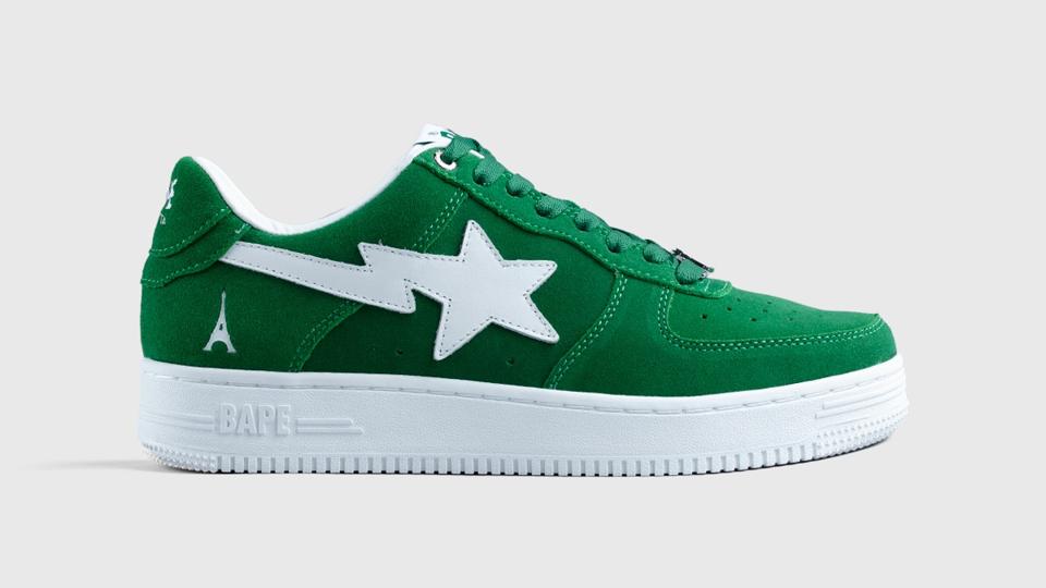 A Bathing Ape sneakers, Highsnobiety collaboration for 'Not In Paris.'