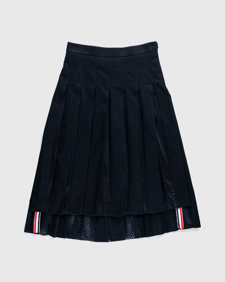 Thom Browne skirt, Highsnobiety collaboration for 'Not In Paris.'