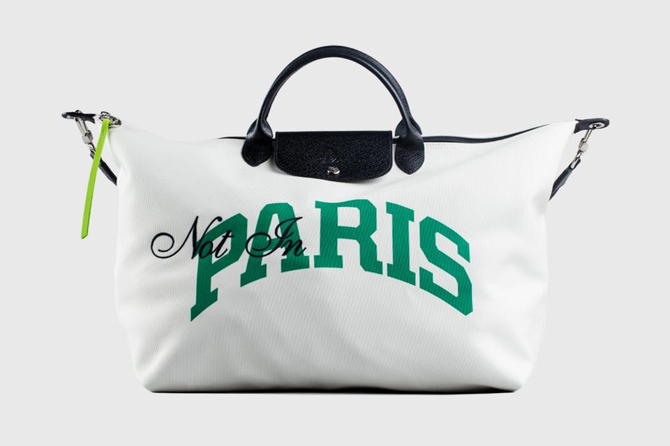 Longchamp tote bag, Highsnobiety collaboration for 'Not In Paris'.