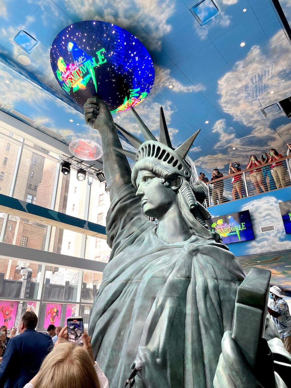 Inside Margaritaville Times Square. June 10, 2021
