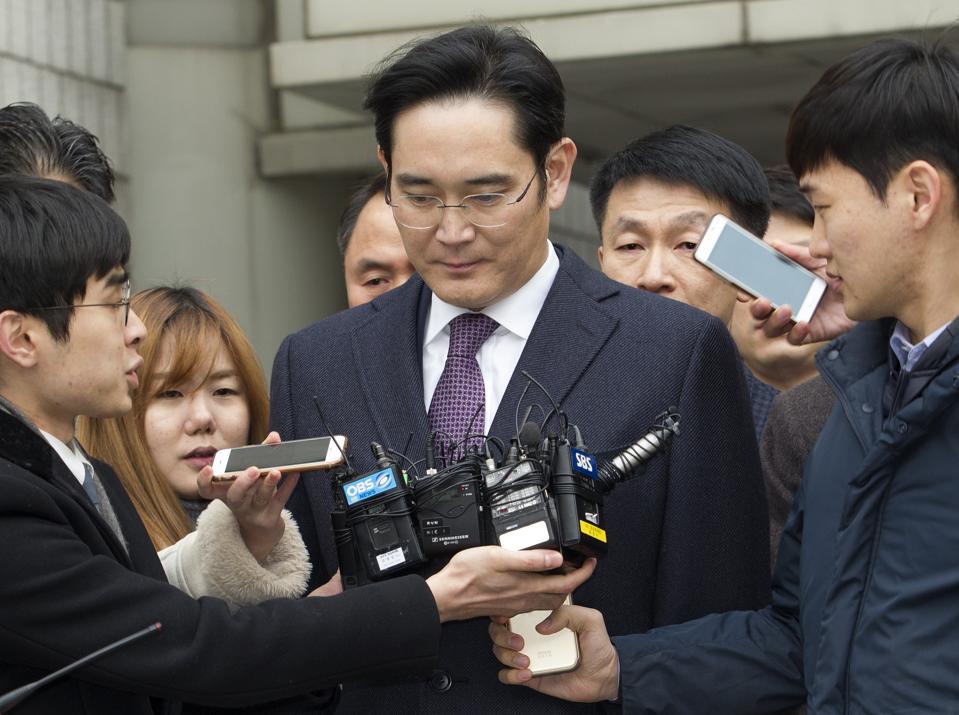 Hearing of Samsung vice Chairman Lee Jae-yong
