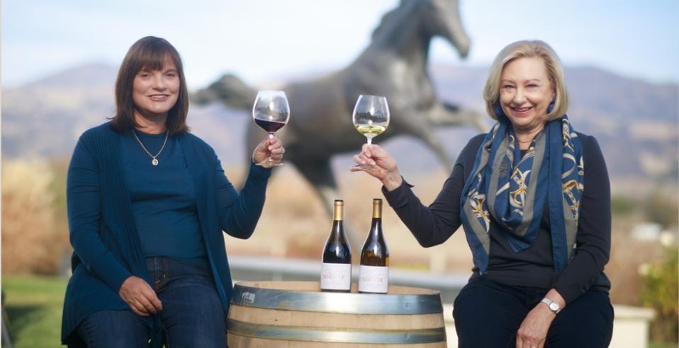 Barbara Banke and Peggy Furth: Jackson Family Wines, Chalk Hill, WindRacer, Chardonnay