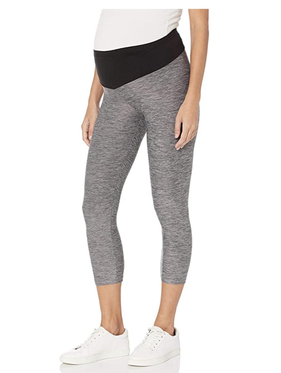30 Early Prime Day Deals On Women’s Fashion - HUE Women's Under Belly Soft Knit Maternity Capri Legging