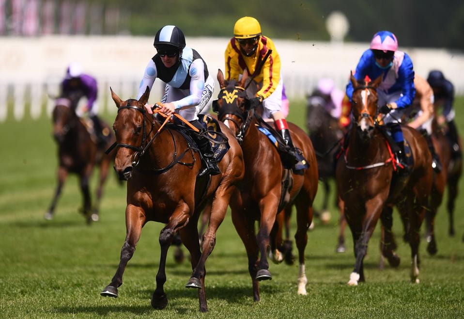 Horses racing at Royal Ascot 2021 - Day Two