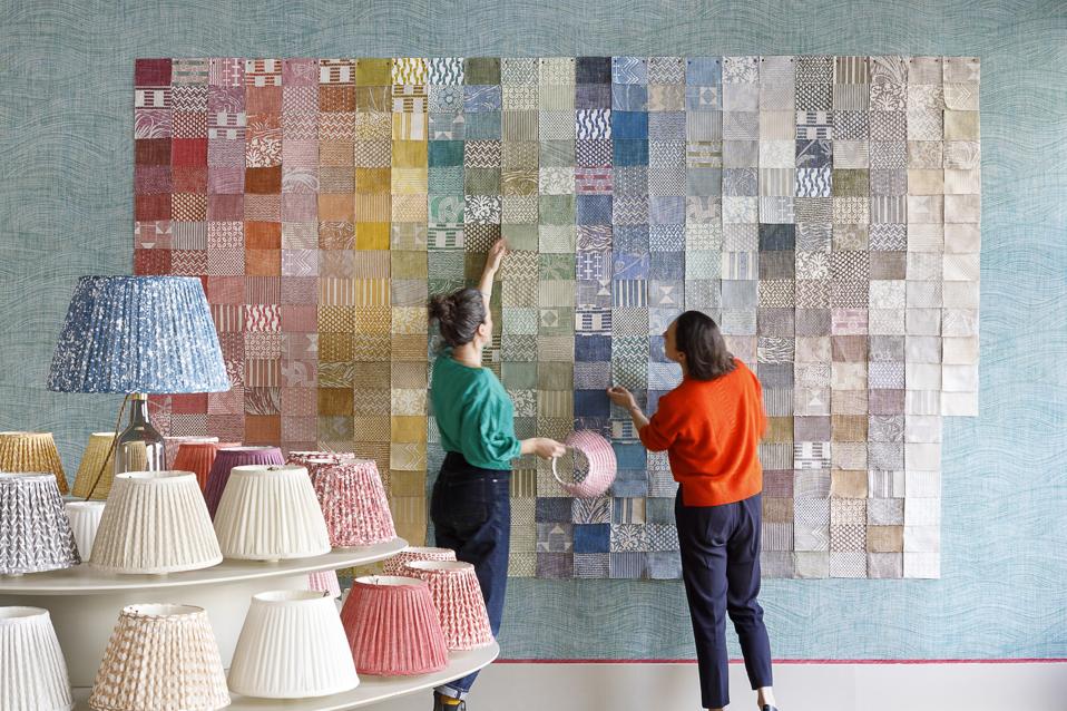 The various colourways at Fermoie