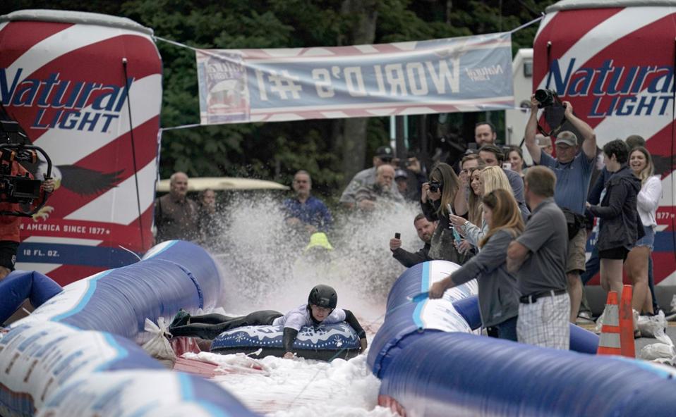 Natty Light Brings World’s Longest Slip N’ Slide Record Back To America