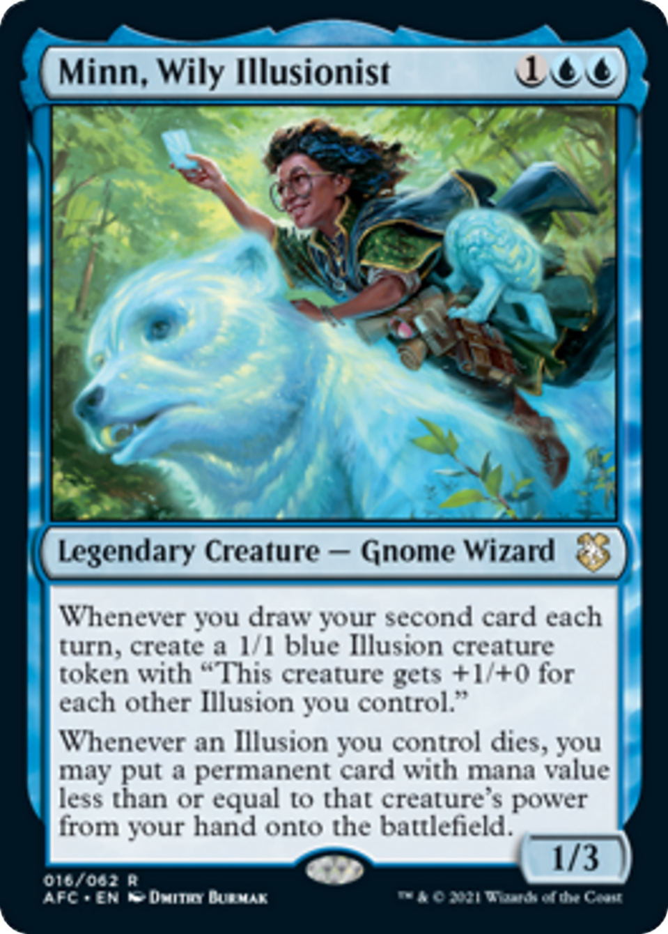 Magic The Gathering' Commander Deck Brew: Draw Cards And Make Illusions  With Minn, Wily Illusionist