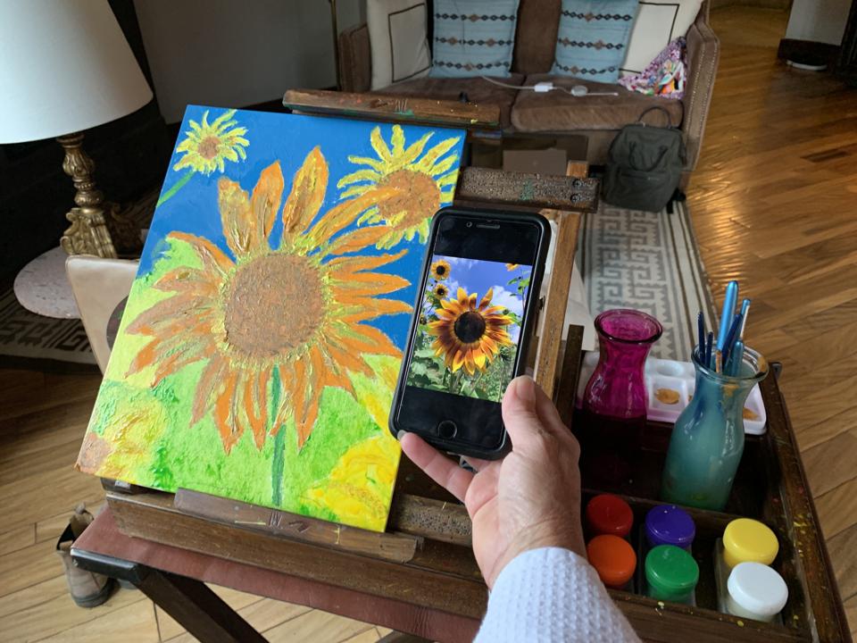 Sunflower painting