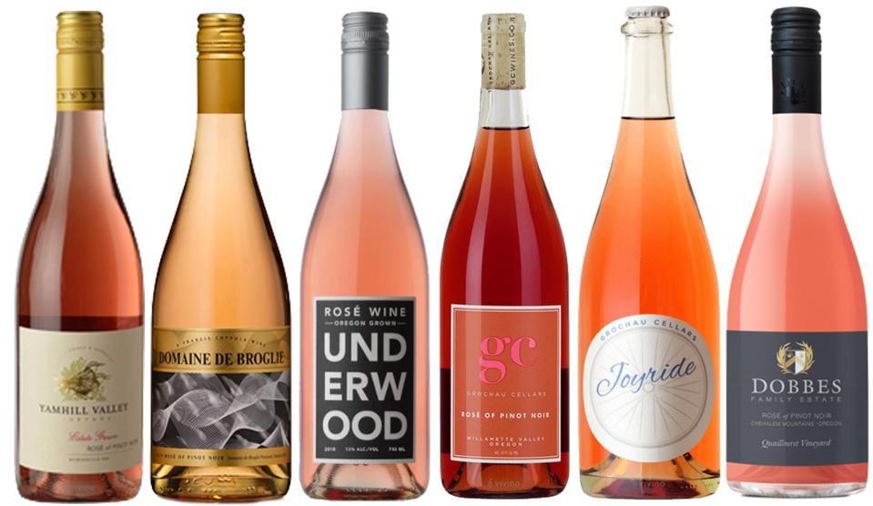 Oregon state makes rose wines from Pinot Noir grapes