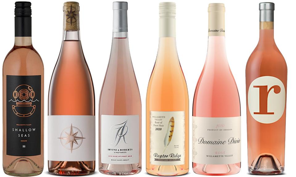 Rosé wines from Oregon are made from Pinot Noir
