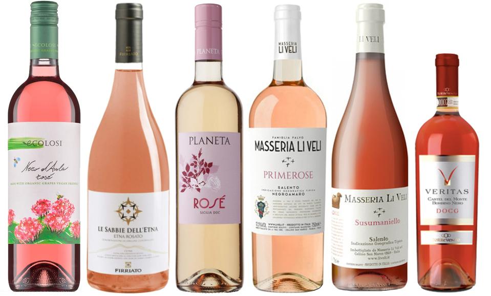 Southern Italian roses are made on the mainland and Sicily