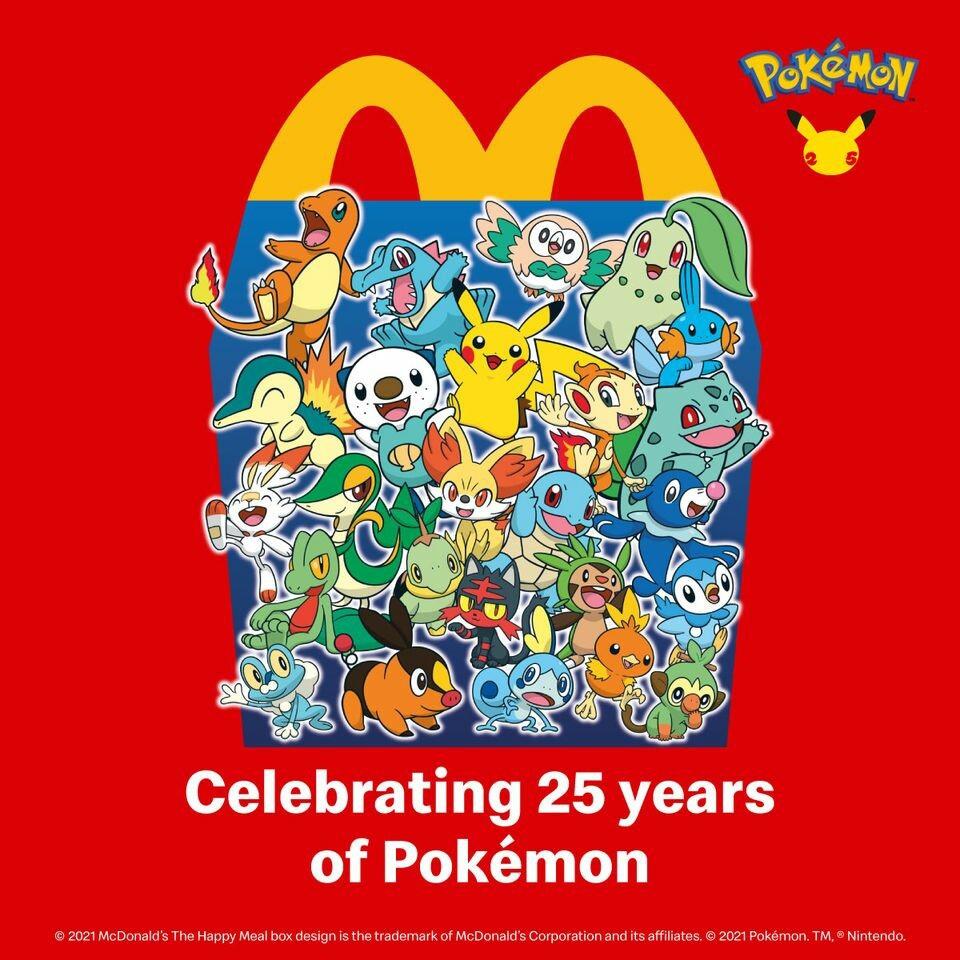 McDonalds’ Pokémon 25th Anniversary Trading Card Game…