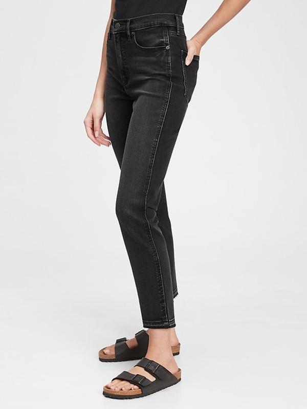 black denim jeans women's