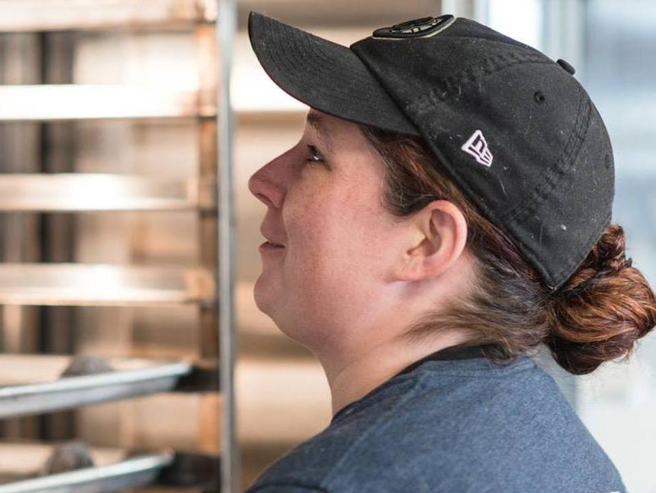 Heather Yunger regarding trays of Top Shelf Cookies