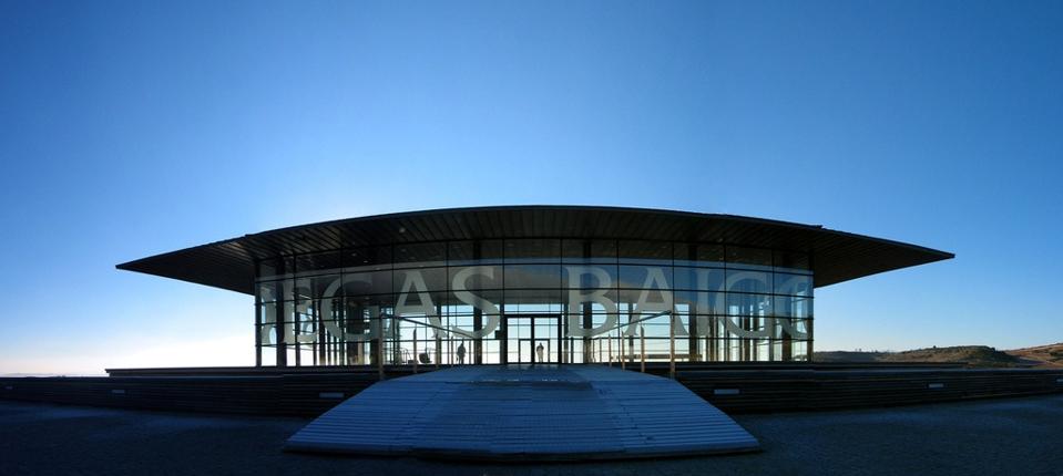 Bodegas Baigorri is an ultra minimalist winery with state of the art underground technology
