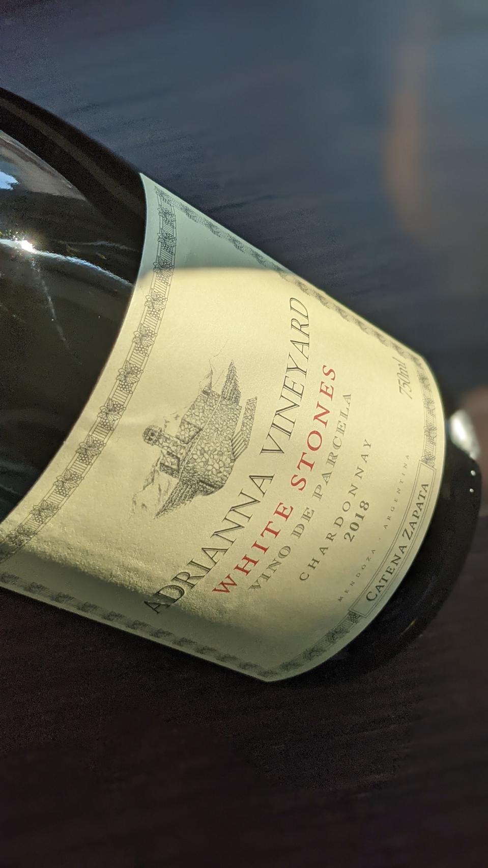 2018 Catena Zapata, Adrianna Vineyard ‘White Stones’ Chardonnay