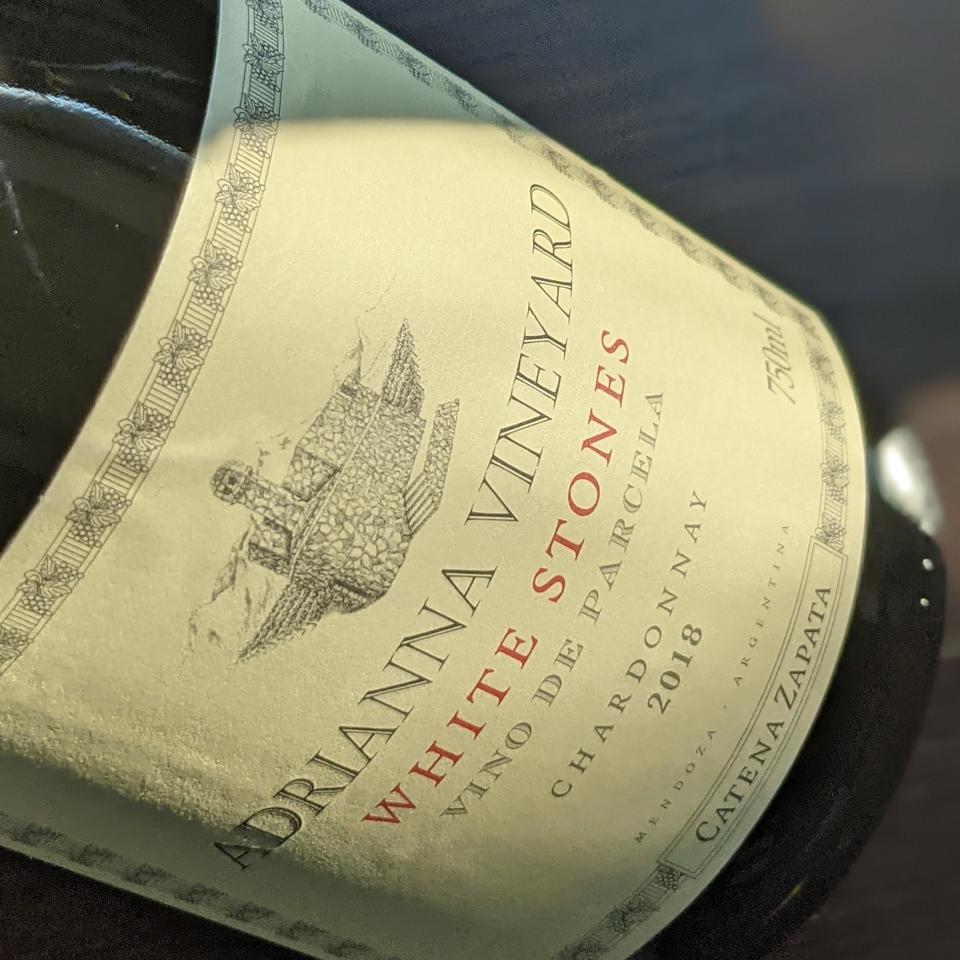 2018 Catena Zapata, Adrianna Vineyard ‘White Stones’ Chardonnay