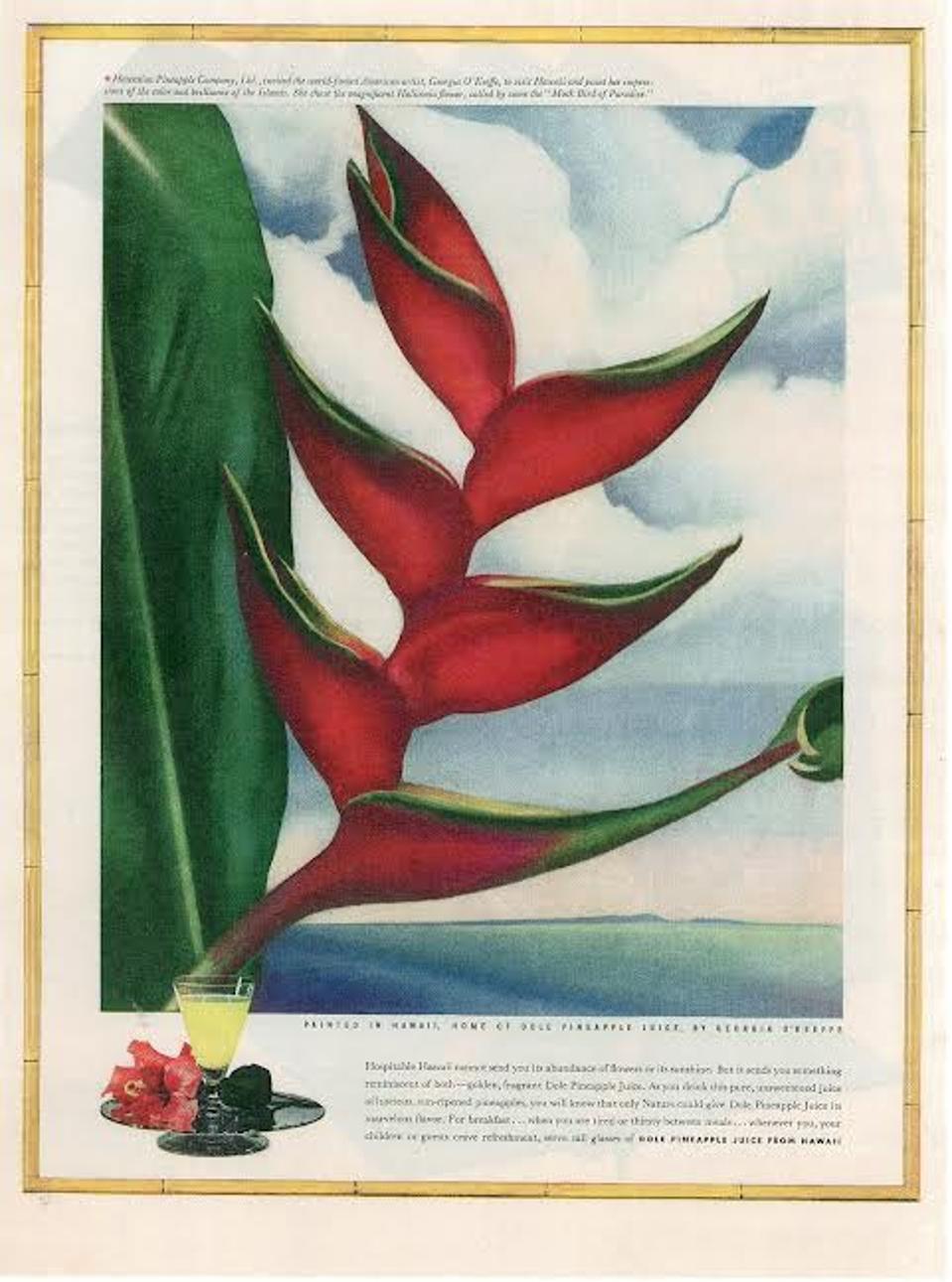 Lush, Rare Georgia O'Keeffe Hawaii Painting Expected To Fetch Up